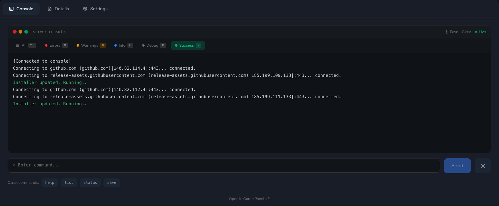 Log Filtering